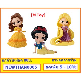 ฟิกเกอร์แท้ JP ไม่มีกล่อง  Qposket - Disney petit -  Rapunzel, Snow white , Belle