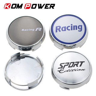 4ชิ้น 65มม ฝาครอบดุมล้อ SPORT RIM ศูนย์ล้อ RACING R ฝาครอบล้อ SPEED WHEELS ฝาครอบล้อ 60.5มม เส้นผ่านศูนย์กลางภายใน