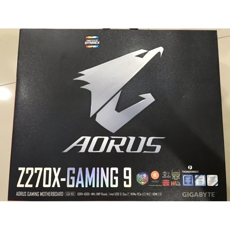 1151V1 gigabytes z270X gaming 9(มือสองมีประกัน ผ่อน0%ได้)