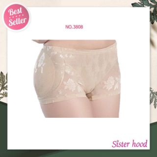 กางเกงเสริมก้น Sister hood #3808 ผ้าลูกไม้เอวต่ำ Size XL เอว25-30"