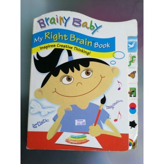 brainy baby หนังสือบอร์ดบุ๊ก​ หนังสือภาษาอังกฤษปกแข็ง​ หนังสือภาษาอังกฤษมือสอง