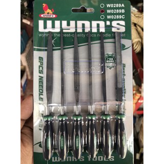 WYNNS ชุดตะไบ หางหนู 6ตัวชุด 4X160mm รุ่น W0289B