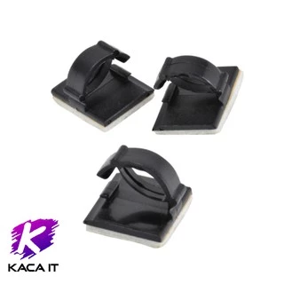 กิ๊บล็อคสายไฟ แบบกาวสองหน้า สำหรับเดินสายไฟ เก็บสายไฟกล้องติดรถ (ยาว18mm x กว้าง 13mm x สูง10 mm)