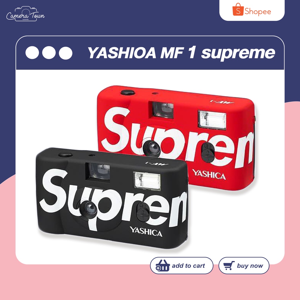 supreme yashica MF-1 camera 黒 カメラ 【75%OFF!】 - 小物