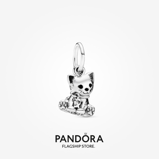 Pandora จี้รูปแมวคิตตี้ ของขวัญวันเกิด สําหรับสุภาพสตรี p825