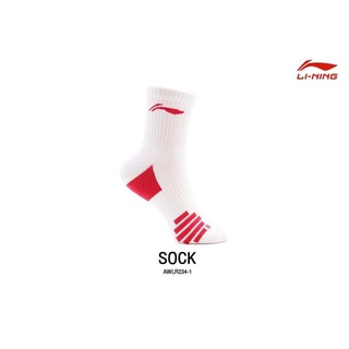 LI-NING ถุงเท้าแบดมินตัน รุ่น AWLR234 SOCKS