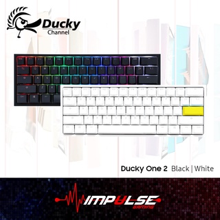 Ducky คีย์บอร์ดเกมมิ่ง Mechanical Ducky One 2 Series - สีขาว / ดํา (MX แดง / น้ําเงิน / เงิน / น้ําตาลสวิตช์)