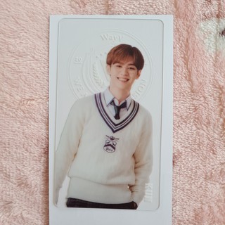 [พร้อมส่ง] โฟโต้การ์ดใส ที่คั่นหนังสือ คุน Kun WayV Back to School Kit 2021 Clear Bookmark Photocard