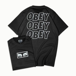 Obey Premium - Jumbled Eyes - Miror เสื้อยืดแขนสั้นคอกลมสําหรับสตรี