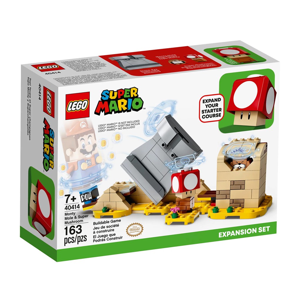 40414 : LEGO Super Mario Monty Mole &amp; Super Mushroom