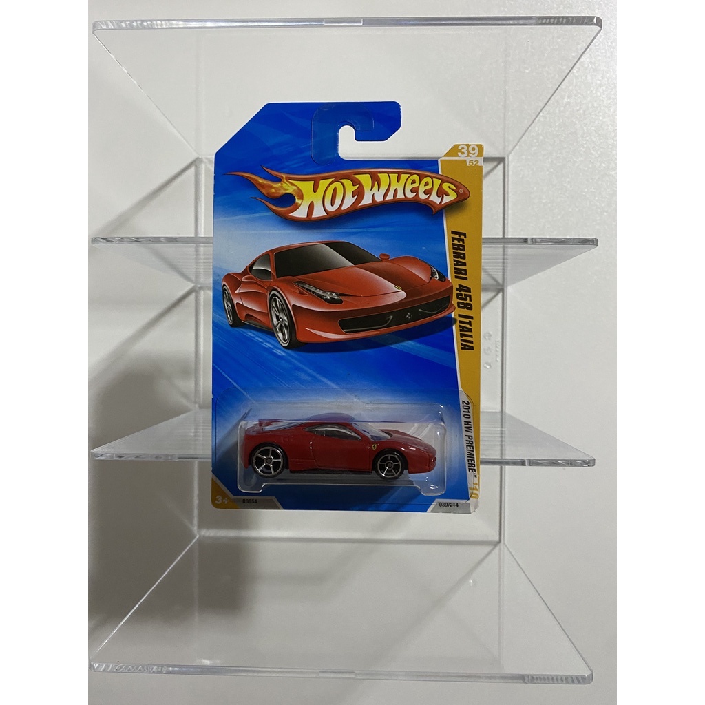 Hot wheels FERRARI 458 ITALIA 2010 HW PREMIERE 39 OF 52 (Red)