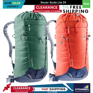 Deuter Guide Lite 24 ULTRA กระเป๋าเป้สะพายหลัง น้ําหนักเบา สําหรับเดินป่า ท่องเที่ยว