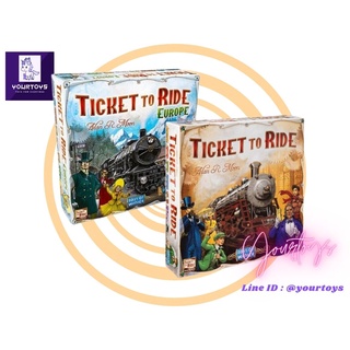 Ticket to Ride Board Game (ภาษาอังกฤษ) - บอร์ดเกม เกมต่อรถไฟ