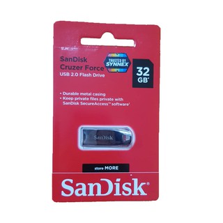 Flash Drve 32GB USB2.0 Sandisk Cruzer Force