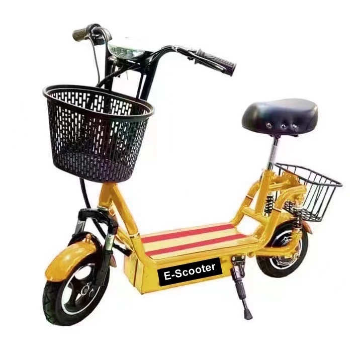 (ใหม่) สกู็ตเตอร์ไฟฟ้า Electric Scooter 24V ไฟหน้า LED E-Scooter ความจุของแบตเตอรี่ 24V20A-24/40A มอ