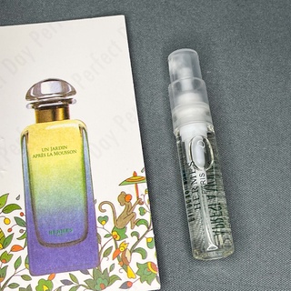 「น้ำหอมขนาดเล็ก」Hermes Un Jardin Apres la Mousson, 2008 2ML