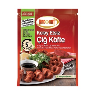 อาหารตุรกี Bağdat Kolay Etsiz Çiğ Köfte 120 G (พร้อมจัดส่ง)