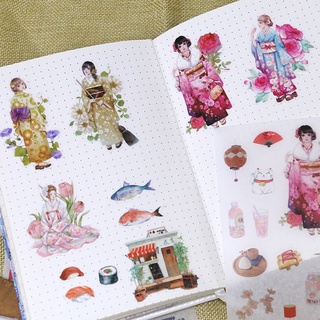 สมุดไดอารี่และสติ๊กเกอร์กระดาษ Handbook สร้างสรรค์