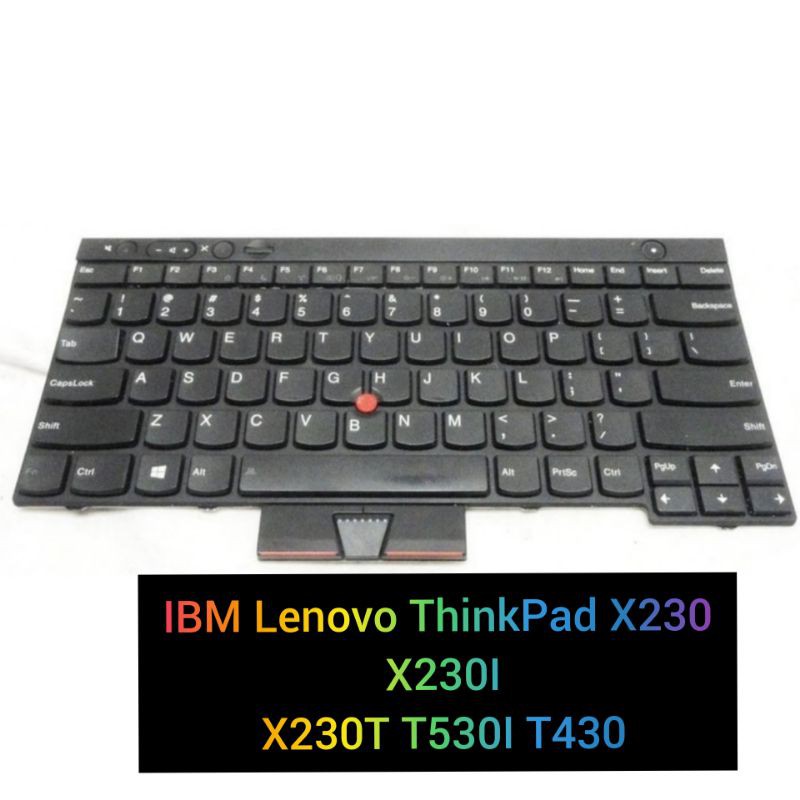 แป้นพิมพ์แล็ปท็อป IBM Lenovo ThinkPad X230 X230I X230T T530I 04W3025 Kibod Kibot