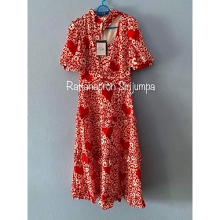 เดรสยาวสีแดงSz.L  ใส่ตรุษจีนมือ1