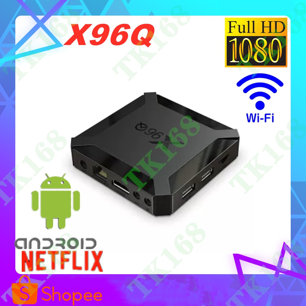 !!!2020!!!X96Q กล่องทีวี TV Smart Allwinner H313 Android 10.0 Quad Core 2GB 16GB Support 4K TV Box