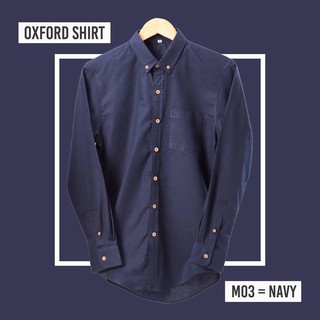 เสื้อ Oxford Shirt (อ็อกฟอร์ด) รุ่น 12