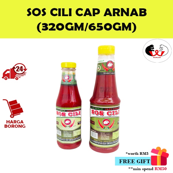 Sos Cili Cap Arnab / ซอสพริกตรากระต่าย (320GM / 650GM)