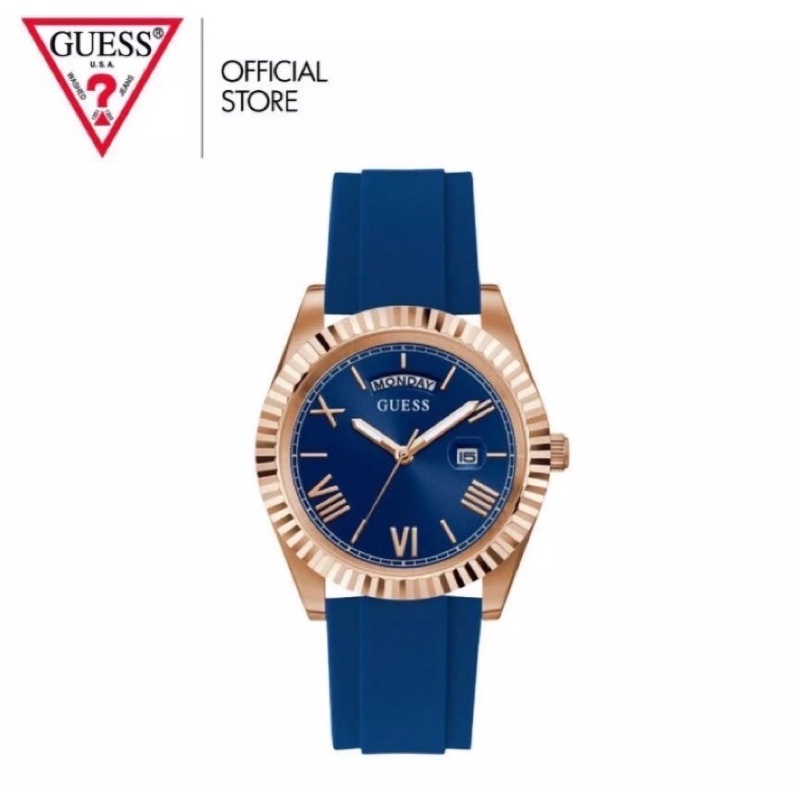 Guess นาฬิกาข้อมือผู้ชาย สีน้ำเงิน ของแท้ส่งต่อมือ1