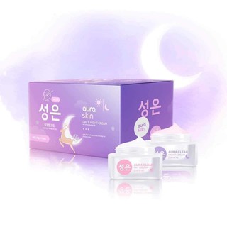 Aura skin เชตครีม ออร่า สกิน ผิวหน้าเรียบเนียนและไร้จุดด่างดำ หน้าอ่อนกว่าวัย หน้าใสแบบธรรมชาติ