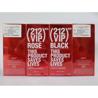 New! ลิมิเตด CH 212 Vip Limited RED  1) ชาย Black EDP 100ml 4,150฿ ขาย 2,999฿  2) หญิง Rose EDP 80ml 5,000฿ ขาย 2,999฿