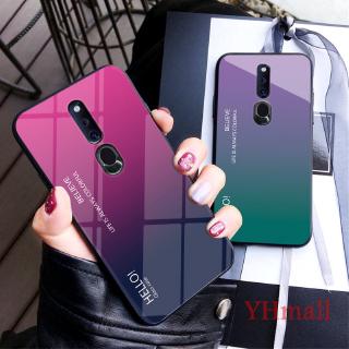 เคสโทรศัพท์มือถือไล่โทนสีสําหรับ oppo f 11 f 9 pro f 5 f 7 youth a 3s a 5 s a 7 a 5