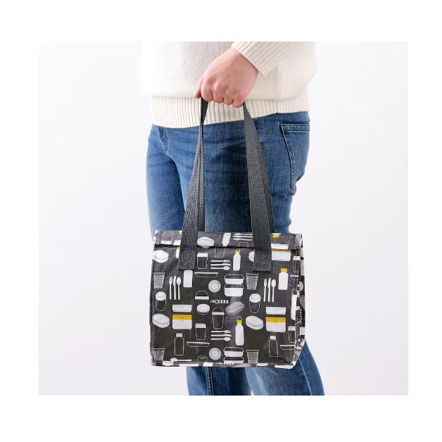 IKEA FLADDRIG ฟลัดดริก กระเป๋าใส่กล่องข้าว มีลาย รูปที่ 3