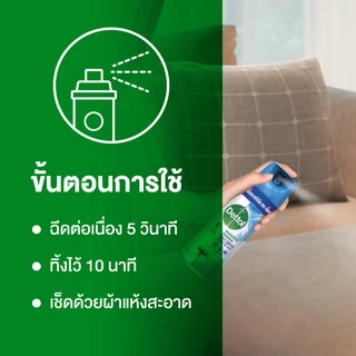Dettol เดทตอล สเปรย์ฆ่าเชื้อเดทตอล สเปรย์ทำความสะอาด ดิสอินเฟคแทนท์ สูตรลาเวนเดอร์ 450มล.X2