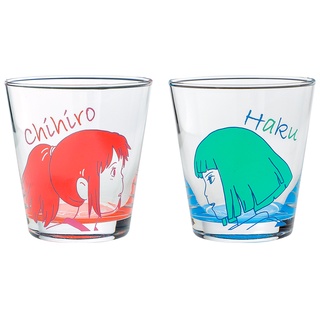 [ส่งตรงจากญี่ปุ่น] Studio Ghibli Spirited Away Kizuna แก้วคู่ Chihiro &amp; Haku 335 มล. ญี่ปุ่น ใหม่