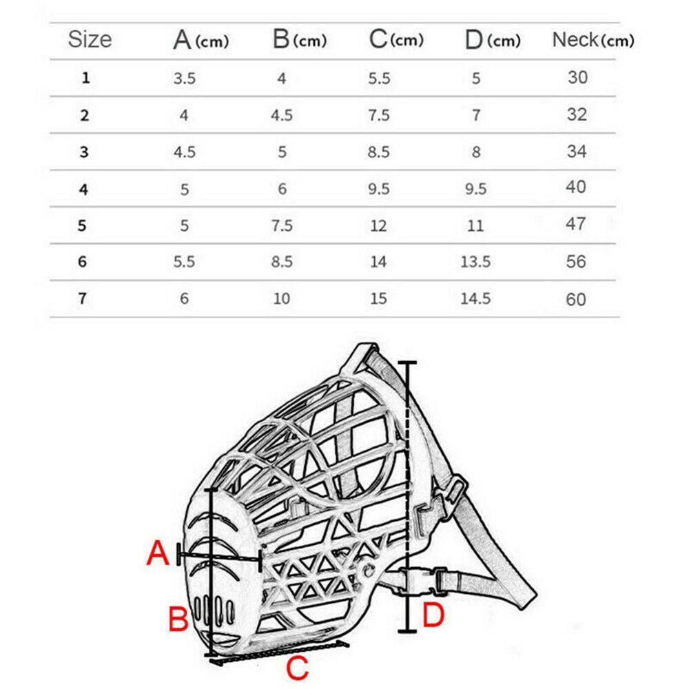 Peonypavilion ผ้าคลุมปากสัตว์เลี้ยง ปรับได้ ป้องกันการเคี้ยว ป้องกันการเห่า - รูปที่ 4