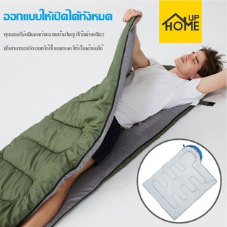 ถุงนอน แบบพกพา ถุงนอนปิกนิก ถุงนอนพกพา Sleeping bag ขนาดกระทัดรัด น้ำหนักเบา พกพาไปได้ทุกที่ /HomeUP