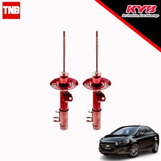 โช๊คอัพ Chevrolet Sonic T300 เชฟโรเลต โซนิค ที300 ปี 2012-2019 Super red kayaba kyb