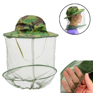 Beekeeping Cowboy Hat / Camouflage Men Fishing Cap / Wide Brim Visor Sunshade Hunting Beekeeping Mesh Hat / Insects Mosquito Prevention Neck Head Cover