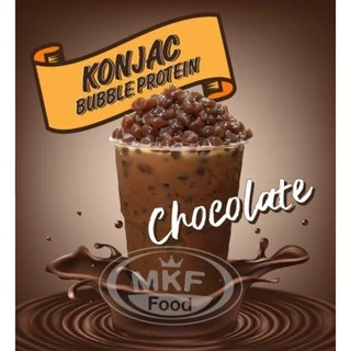 MOKI บุกไข่มุกเฉาก๊วย 40 กรัม (FK0115-1) บุกไข่มุก ไม่มีแป้ง บุกเพื่อสุขภาพ คีโต Konjac Pearl Brown Retort