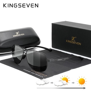 Kingseven ใหม่ แว่นตากันแดด เลนส์โพลาไรซ์ UV400 อะลูมิเนียม โฟโตโครมิก สําหรับผู้ชาย ผู้หญิง 2022 N7188