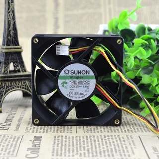 For Sunon KDE1208PKV3 13.MS.AF.GN 12V 0.8W 8CM 8020 fan 80*80*20MM cooling fan