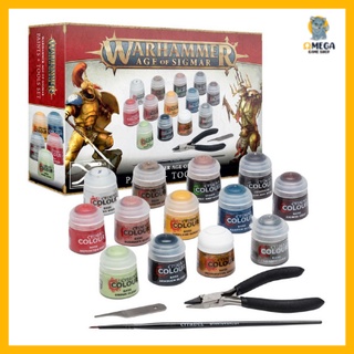 Warhammer AOS: Warhammer Age of Sigmar: Paints + Tools Set