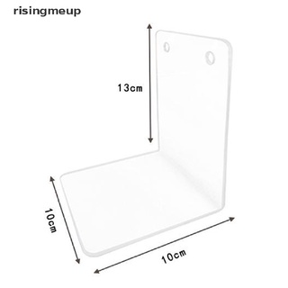 [risingmeup] ชั้นวางหนังสืออะคริลิค แบบตั้งโต๊ะ สําหรับตกแต่ง ♨ขายดี