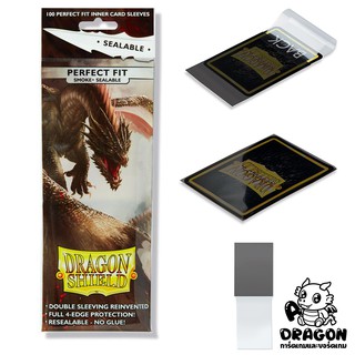 Dragon Shield Perfect Fit Sealable Smoke Standard Size