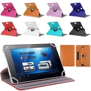 P40 Faux Leather Tablet PC Cover 360 Degree Rotating Stand Universal Holder