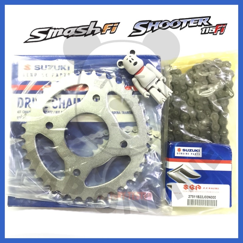 [SUแท้‼️] ชุดโซ่-สเตอร์ Smash115 fi / Shooter115 fi Suzukiแท้!!!