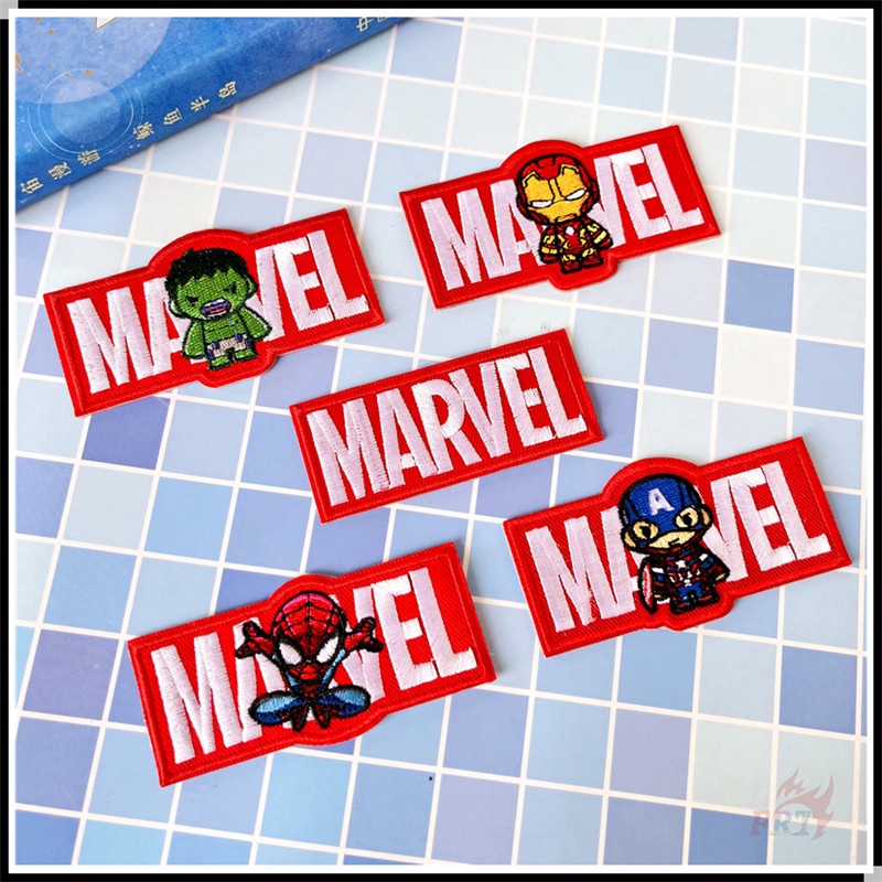 แผ่นแพทช์ลายกัปตันอเมริกา / ไอรอนแมน / ฮัลก์ / ฮัลก์ / สไปเดอร์แมน - ซูเปอร์ฮีโร่ 1 ชิ้นสําหรับตกแต่งกระเป๋า Diy
