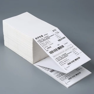 สติกเกอร์ กระดาษความร้อน กระดาษสติ๊กเกอร์ 100x150 100x100 100x75 label สติ๊กเกอร์บาร์โค้ด ปริ้นใบปะหน้า สติ๊กเกอร์