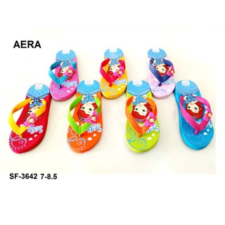 รองเท้าเด็ก AERA # ลายการ์ตูน # สีสดใสน่ารัก SF-3642