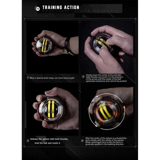 FITTERGEAR : GYRO BALL ลูกบอลบริหารข้อมือ ฝึกข้อมือ เสริมความแข็งแรง